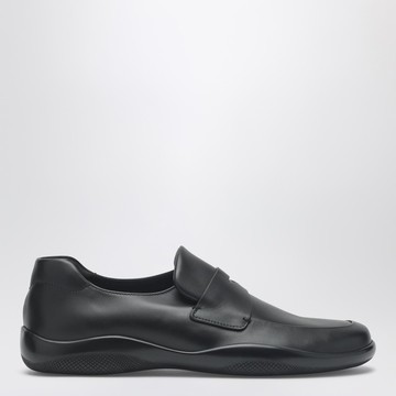 Black leather Toblach loafers