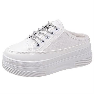 【Alice】現貨39碼學院物語質感健走鞋運動鞋(鬆糕鞋/增高鞋)