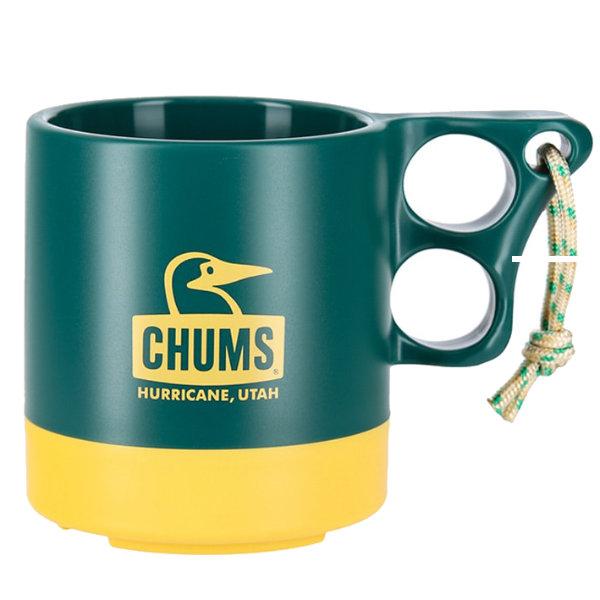 CHUMS Camper Mug Cup Teal-Yellow マグカップ カップ アウトドア用マグカップ コップ CH62-1244