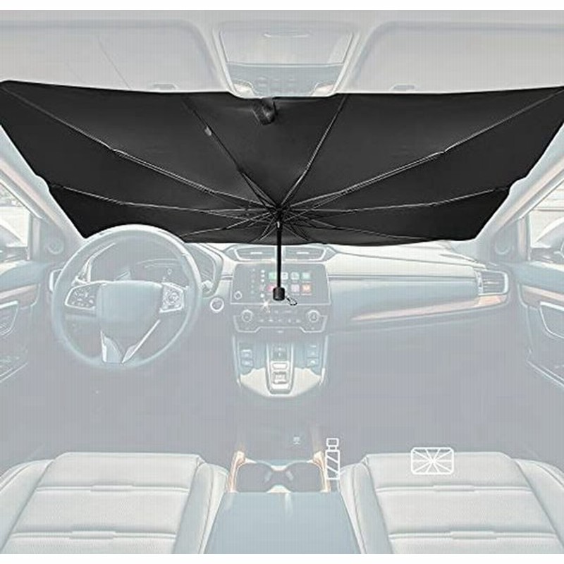 Subamoto 車用 サンシェード ガラスハンマーなし Lサイズ 車用パラソル 傘 車 フロント サンシェード 日よけ フロントガラス 通販 Lineポイント最大0 5 Get Lineショッピング