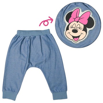 akachan honpo - 7分馬褲-米妮-藍色