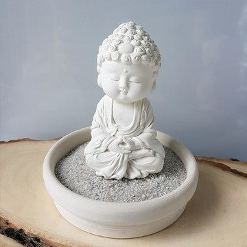乾燥劑 淨念吉祥小佛之培德小盤組 - 擴香石含珪藻土具吸濕防潮
