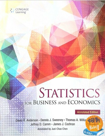 Statistics for Business and Economics Annotated Edition (1版) Anderson 2014 Cengage