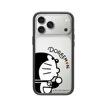 iPhone 17 Pro Max Mod NX -邊框背蓋組合 (相機按鈕) 黑 - 哆啦A夢 Doraemon - 哆啦A夢黑白款