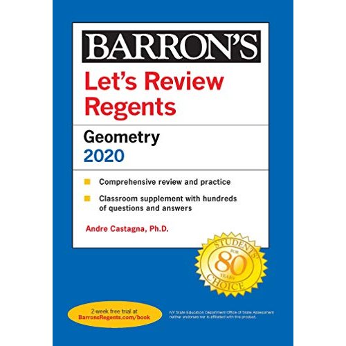 Let's Review Regents: Geometry 2020 (Barron's Regents NY)