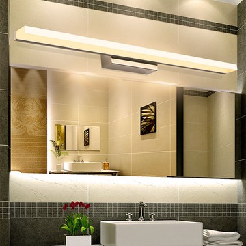 鏡前燈led 鏡櫃專用燈防水防霧浴室燈具衛生間鏡燈卫生间镜前灯1.5米长壁灯洗手池洗脸台镜前灯