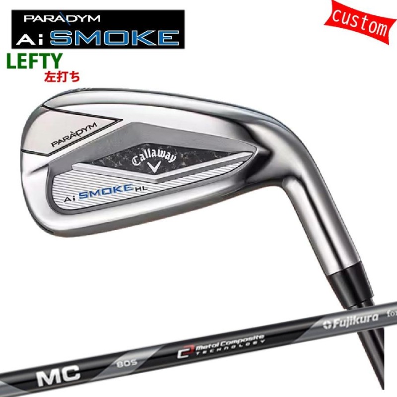 ゴルフクラブ 左利き カスタム キャロウェイ PARADYM Ai SMOKE HL アイアンセット 8本組 MC 70-80 for Callaway  特注 Callaway 24モデル パラダイムAiスモーク | LINEブランドカタログ