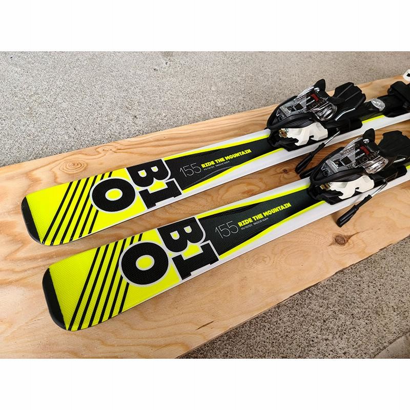 スキー 4点セット VOLKL 14-15 RTM BIO ライド ザ マウンテン バイオ 155/162cm 金具付き ストック付き グローブ付き  カービングスキー 初心者におすすめ 大人用 | LINEショッピング