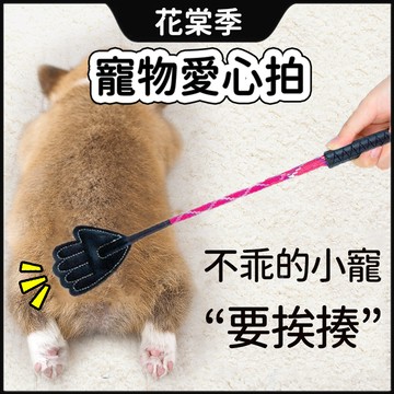 愛心拍 愛的小手 寵物訓練 小手拍 愛心小手拍 皮面 訓犬拍 短型 教鞭 小手 愛的教育 彈力拍