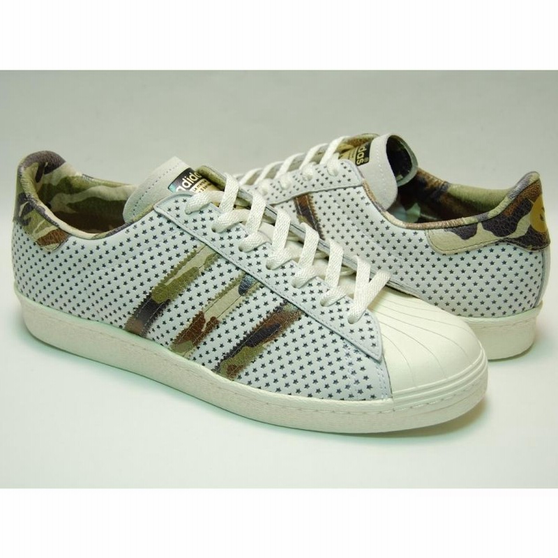 ADIDAS SUPER STAR 80S vintage white/supplier color アディダス ...