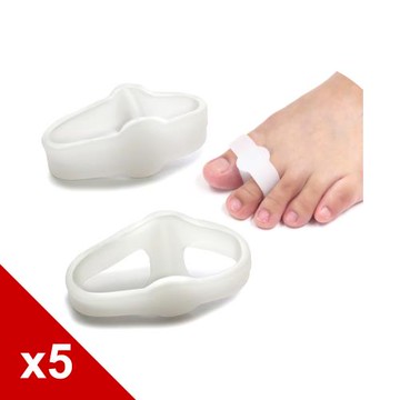 糊塗鞋匠 優質鞋材 J14 柔軟拇趾固定套 5雙