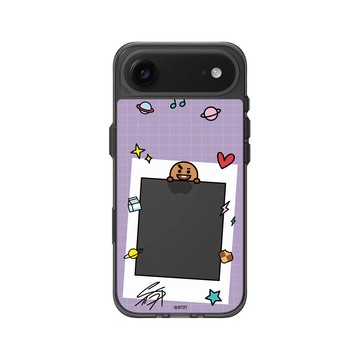 iPhone Air Clear (相機按鈕) 酷墨灰 - BT21 - SHOOKY Stay With You