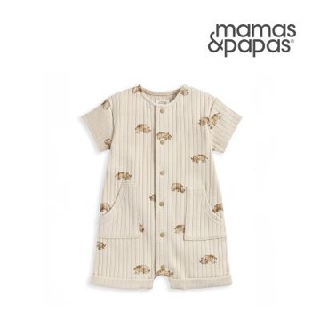 Mamas&Papas 小角日常-短袖連身寬褲