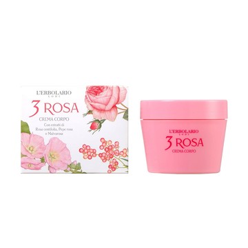 【WUZ屋子】義大利 L’ERBOLARIO 蕾莉歐 玫瑰三重奏芳香潤膚霜200ml