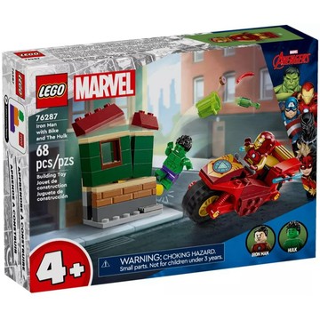 [樂享積木] LEGO 76287 鋼鐵人與摩托車 & 浩克 超級英雄系列
