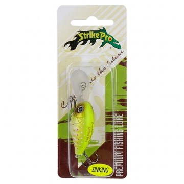 Strike Pro 假餌 3.8cm EG-164L-S  黃色 + 橘色  5.3g  1個