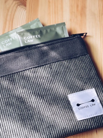 COFFEE LAW 燈芯絨收納袋