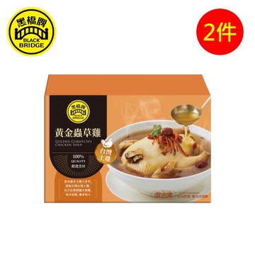 現+預【黑橋牌】黃金蟲草雞-鍋物(冷凍)，２件組