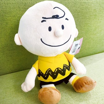 預購【遊戲家】SNOOPY 史努比經典 史努比查理布朗 絨毛微笑玩偶-25CM 填充娃娃 卡通 玩偶 娃娃 經典角色