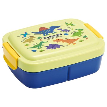 小禮堂 SKATER 恐龍 840ml 三格便當盒 P84 (滿版款)