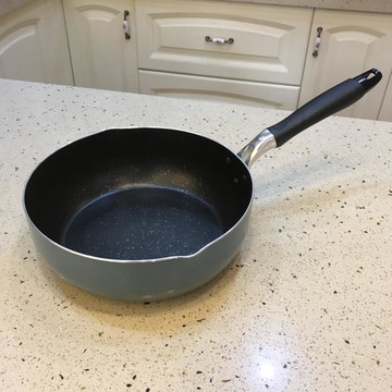 出口日本2至4人煎炒鍋麥飯石平底炒鍋深煎鍋家用明火電磁爐不粘鍋