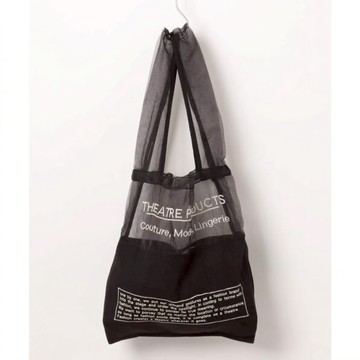 刺繡購物袋 | 日雜歐根紗帆布包 側背包 白色 CL240829-02-09-White