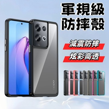 軍規級防摔 炫彩高透 適用 OPPO RENO 8T 8 PRO 8Z 7 7Z 手機殼 保護套 防摔殼 保護殼 手機套