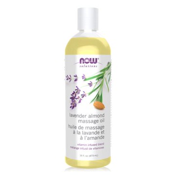 NOW 薰衣草杏仁按摩油(16oz/473ml) Lavender Almond Massage Oil