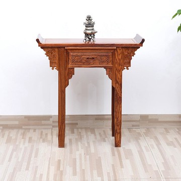藝銘天下紅木家具 花梨木佛臺供桌 中式實木玄關桌神臺古典條案