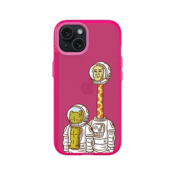 iPhone 15 Clear 粉漾桃 - Keigo - Astronaut