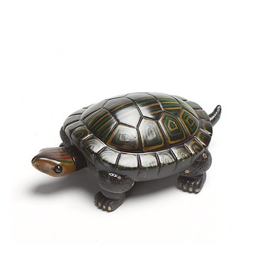 創意禮品變色茶寵烏龜擺件可養茶盤功夫茶具茶道配件茶玩茶趣