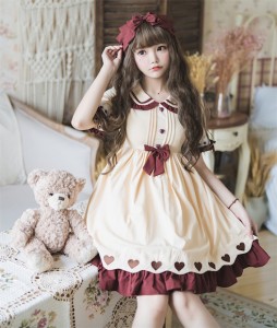 二枚送料無料 ロリータファッション 半袖ワンピース ゴスロリ Lolita 春夏秋ドレス フリル 膝丈 萌え萌え系 ワンピース イベント オフ会 通販 Lineポイント最大1 0 Get Lineショッピング