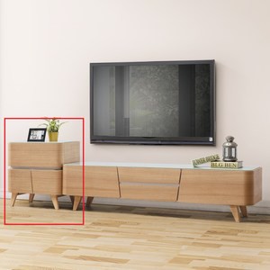 傑恩原木二抽櫃