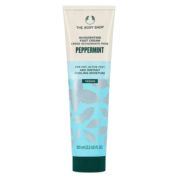 THE BODY SHOP 美體小舖 台灣公司貨 薄荷舒緩足部修護霜  1件  100ml  1入