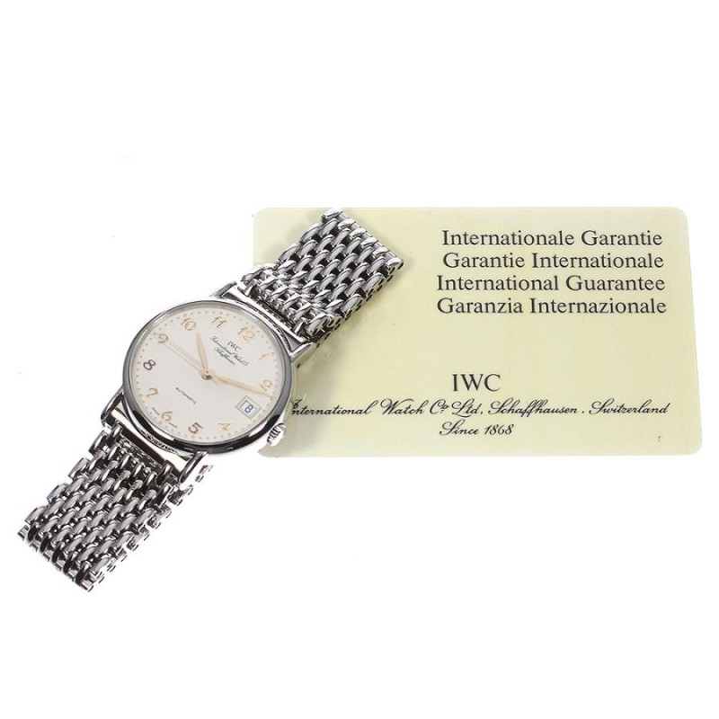 ☆保証書付き【IWC SCHAFFHAUSEN】IWC ポートフィノ デイト IW351317 自動巻き メンズ_731550 | LINEショッピング