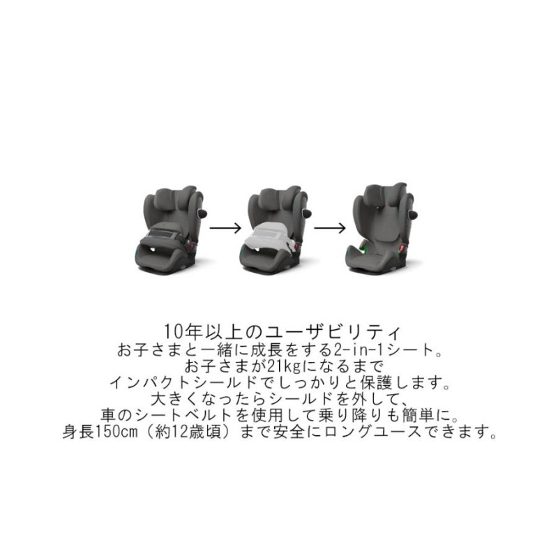 cybex パラスG i-SIZE ジュニアシート PallasG 物入り ISOFIX