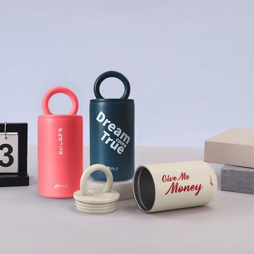 【FUJI-GRACE 日本富士雅麗】304不鏽鋼隨行手提凱瑞杯350ml