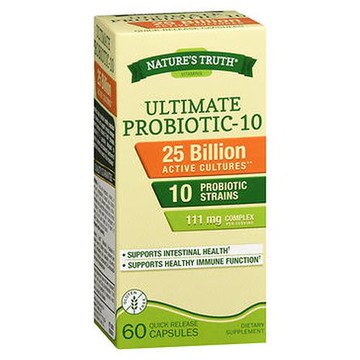Natures Truth Ultimate Probiotic10 Quick Release Capsules 60 Caps by Natures Truth