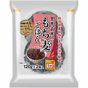 越後製菓 黒米・玄米入りもち麦ごはん１２０ｇ×２食  ×6