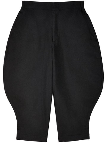 Comme Des Garçons - tapered tailored shorts - women - Polyester - L - Black