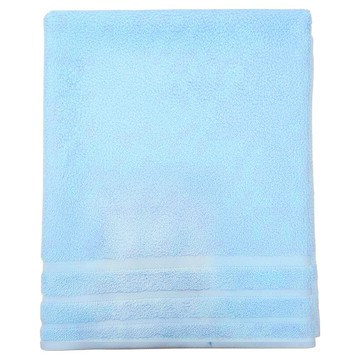 LIFE 來福牌 BS0887 馨素色浴巾 (藍色) 66*132cm 380G 100%純棉 台灣製  1條