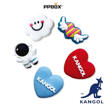 KANGOL 袋鼠 洞洞鞋 鞋扣【64558860】配件 周邊 鞋子裝飾