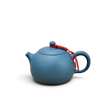 【台灣製造】中西施壺 蒼暮藍 220ml 西施壺 泡茶壺 茶壺 茶具 紫砂壺 小茶壺 朱泥壺 鶯歌茶壺 泡茶壺 陶壺