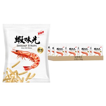 裕榮食品 蝦味先 原味  60g  15包