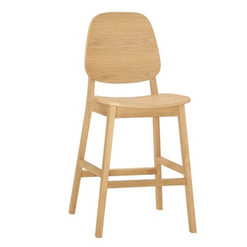 MUNA家居   喬治吧椅(板)(實木)   46.5X50.5X98cm