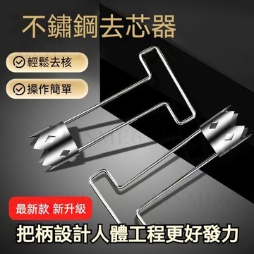 【台灣出貨 】多功能蔬果去核器 不銹鋼去核神器 抽芯器 挖孔器 水果挖孔刀 果肉分離器 抽芯廚房工具 蘋果素菜必備