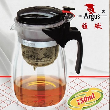 雅緻桌上玻璃沖茶器-750ml-2入組