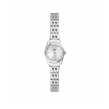 【FOSSIL】限時9折↘Scarlette 都會曜銀女錶 銀色不鏽鋼錶帶 20 MM ES5475