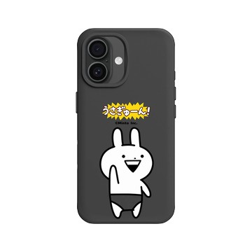 iPhone 16 SolidX 黑 - Usagyuuun 小突兔 - 哈囉你好嗎