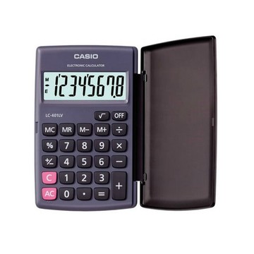 CASIO LC-401LV 國家考試專用 計算機 (摺疊設計) (8位數)【APP滿額下單4%點數(單一帳號最高1000點)】7/31止